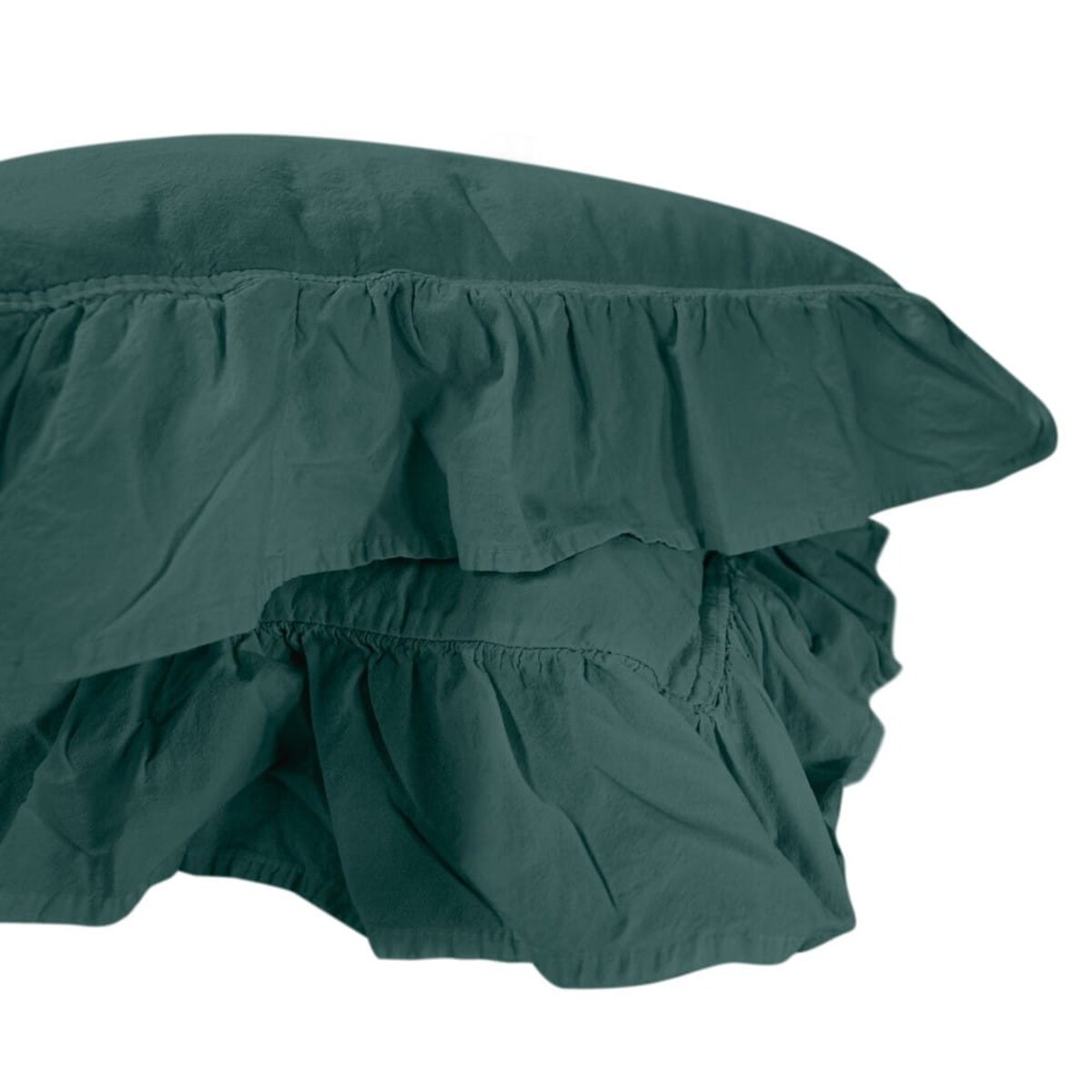 Pościel bawełniana 160x200cm dark green, 160 x 200 cm