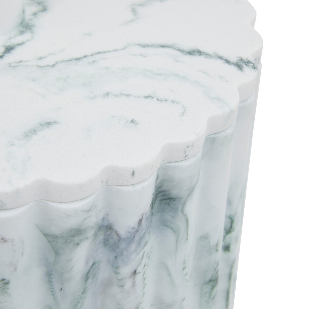 Kosz na śmieci 5 l marmurkowy 26x19,2x19,2 cm UDOTI