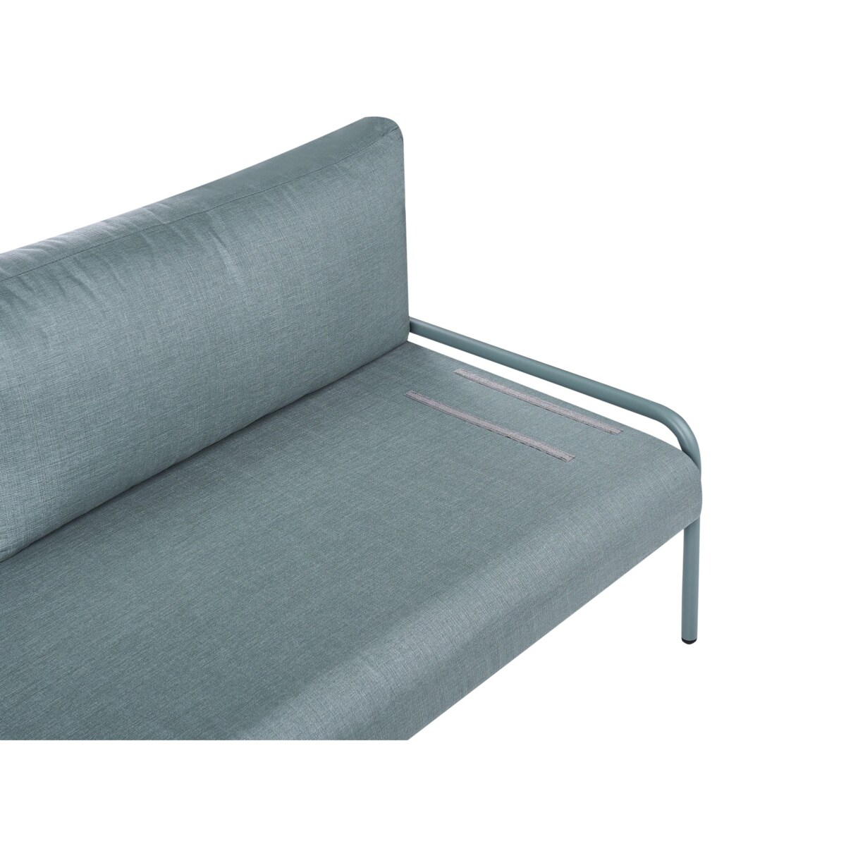 Sofa ogrodowa dla 2 osób SOLOFRA Metal Miętowy