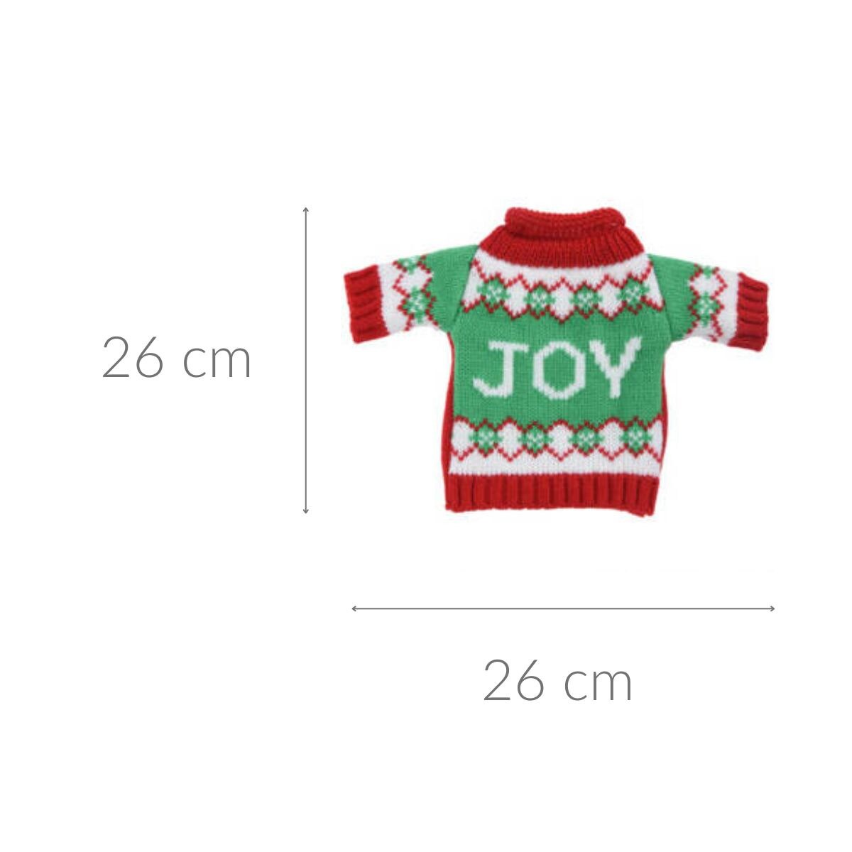 Pokrowiec na butelkę wina XMAS, 26 cm