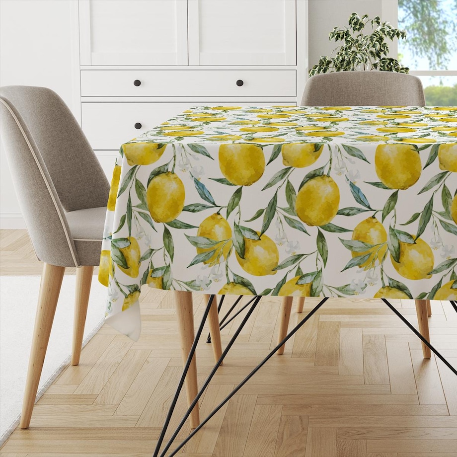 Obrus SUMMER wzór SM10 | cytryny - 150 x 240 cm