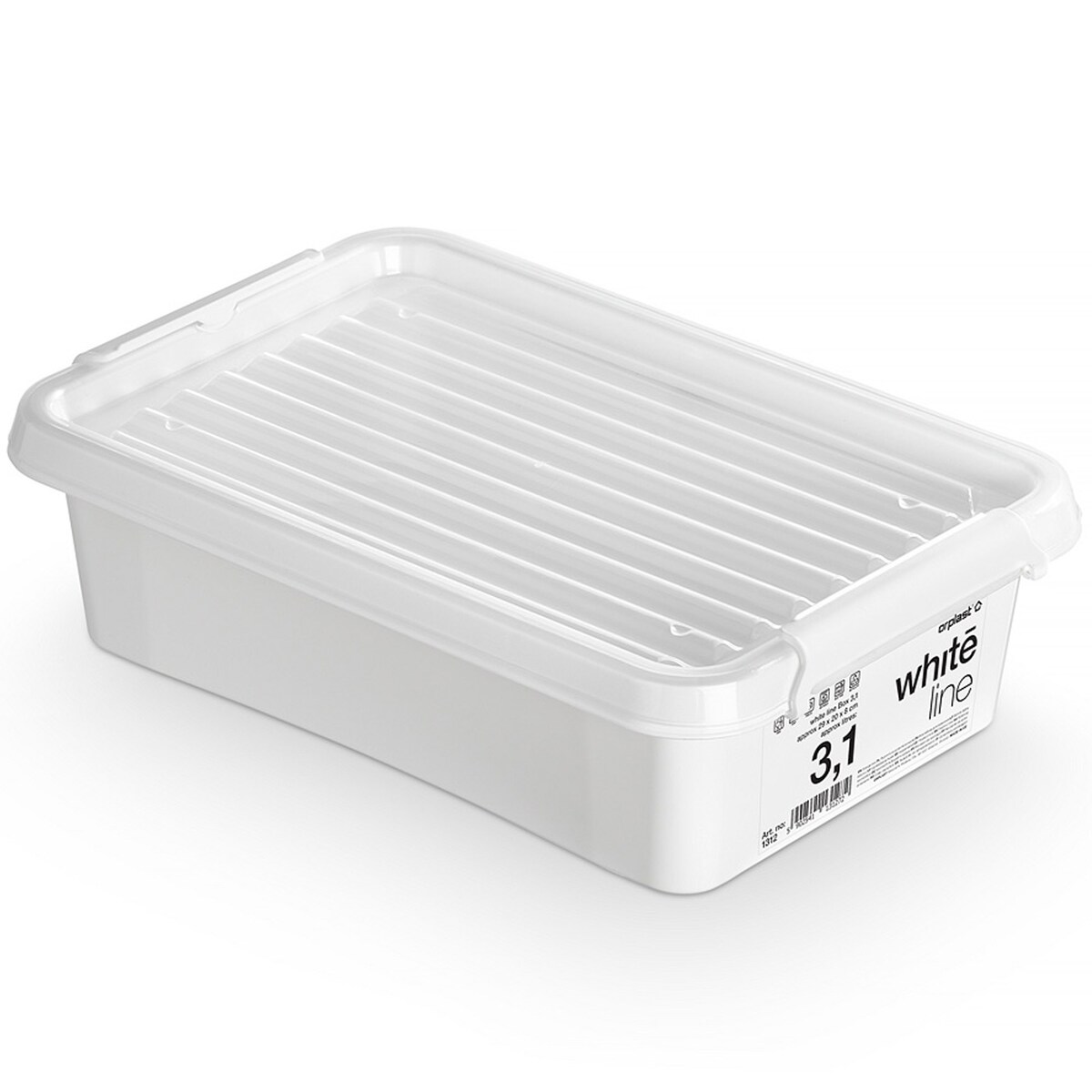 Pojemnik Plastikowy Pudełko Z Pokrywą Do Przechowywania Box Organizer 3,1L