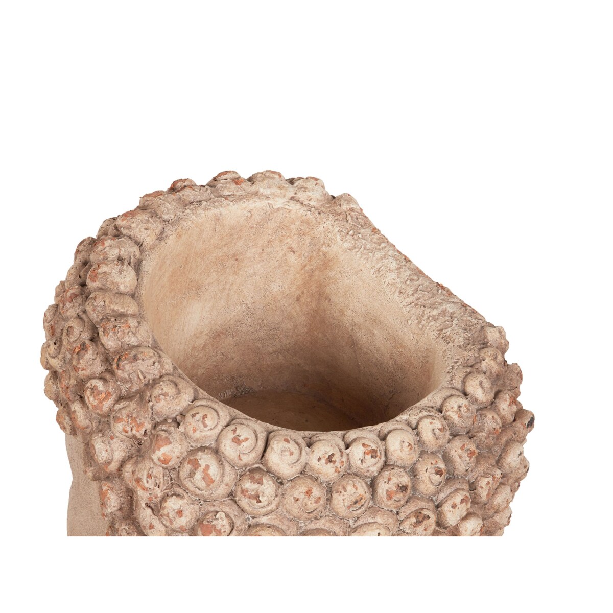 Doniczka w kształcie głowy Buddy piaskowa BUTOMUS