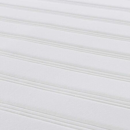 vidaXL Materac do łóżka z materacem Jasnoszary 120 x 200 cm tkanina