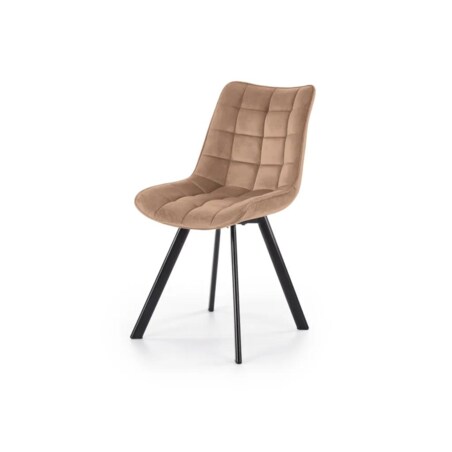 Krzesło tapicerowane K332 VELVET beżowe