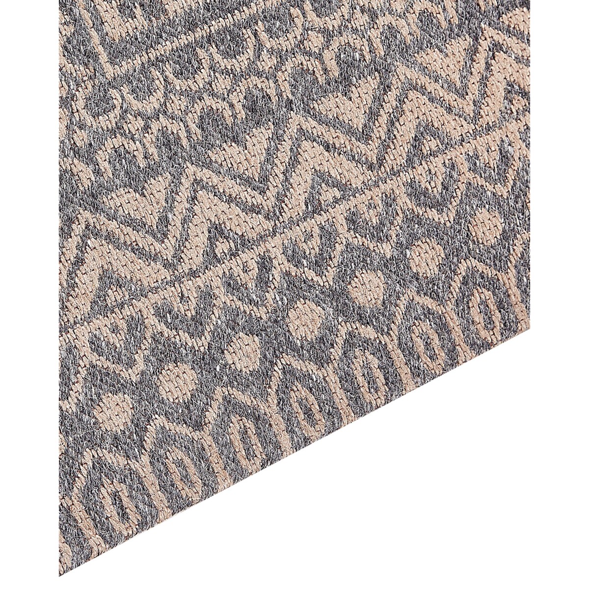 Dywan 80 x 150 cm beżowo-szary BAGLAR