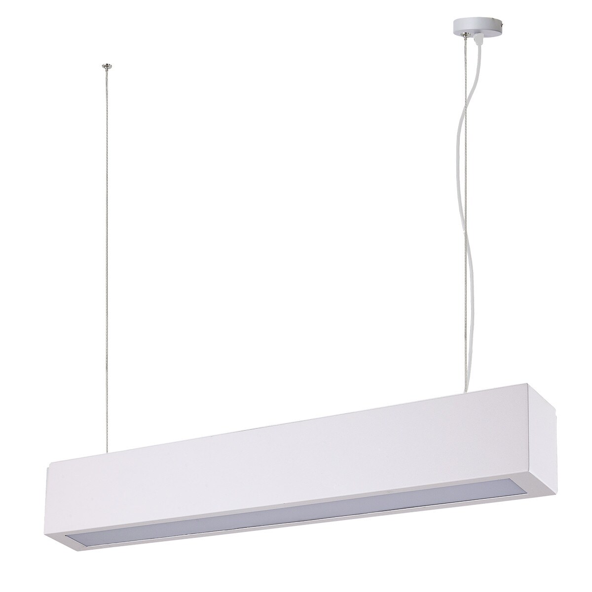 Lampa sufitowa wisząca Light Prestige Ibros biały LED CCT 3000K/4000K/6000K (regulowana) 1 szt.