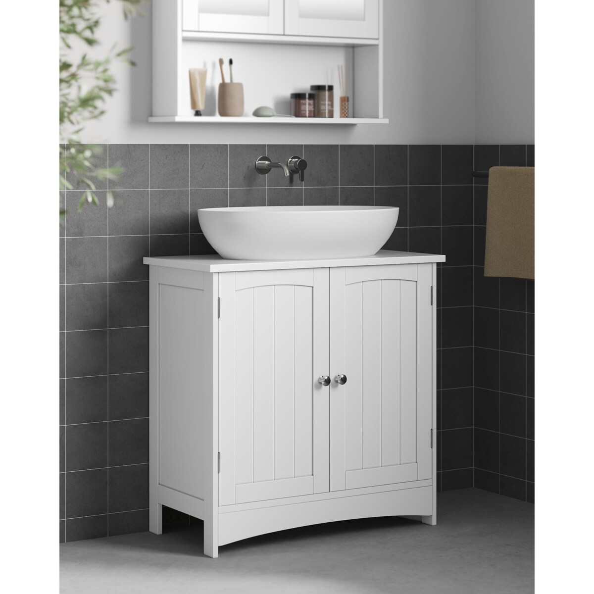 Szafka Łazienkowa 60X30X60 Cm Biały