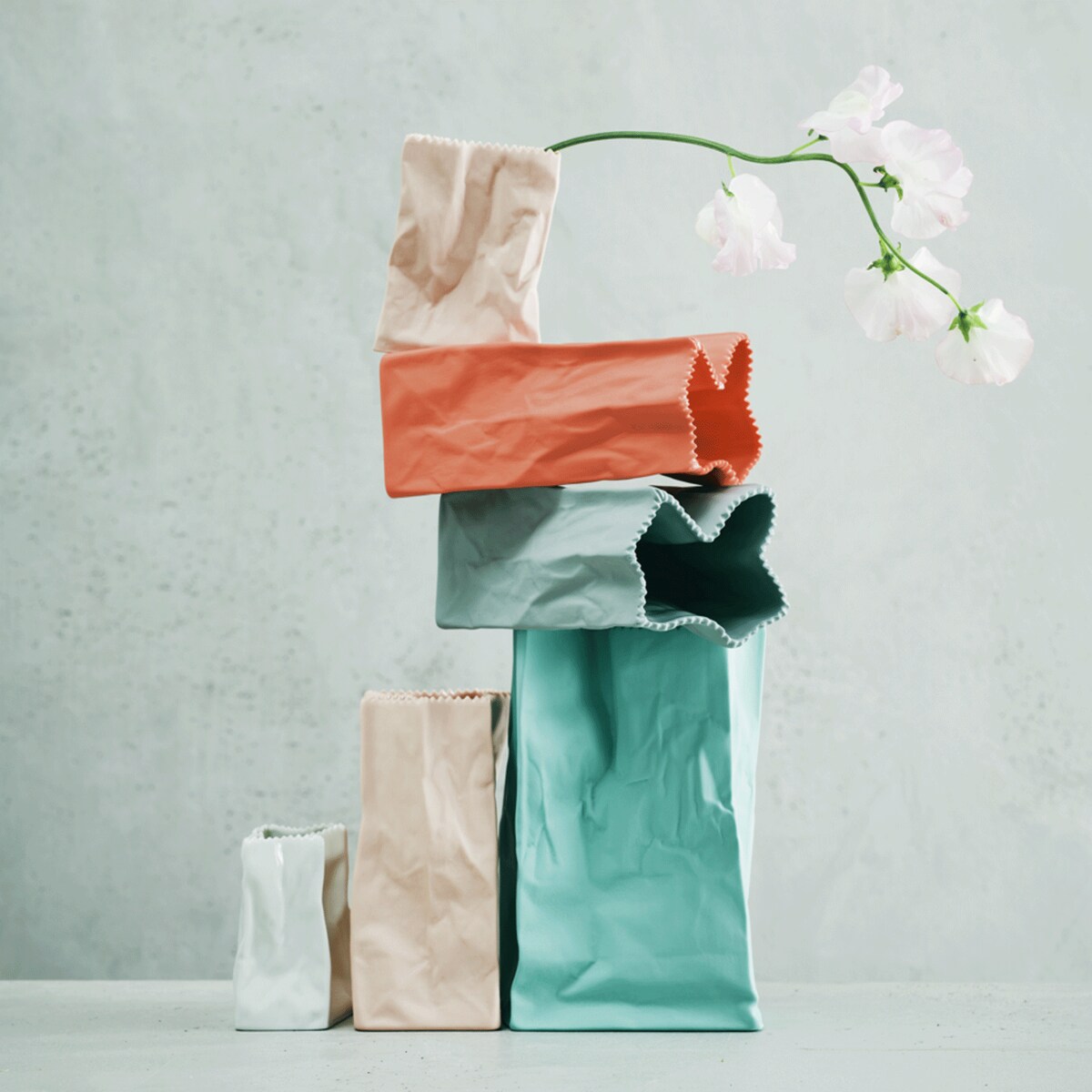 Wazon Paper Bag Lava 14 cm