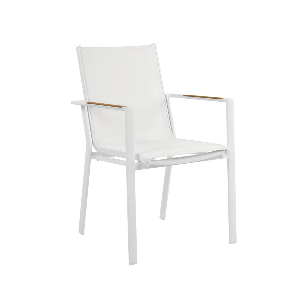 Zestaw ogrodowy stół i 4 krzesła biały MALETTO/BUSSETO