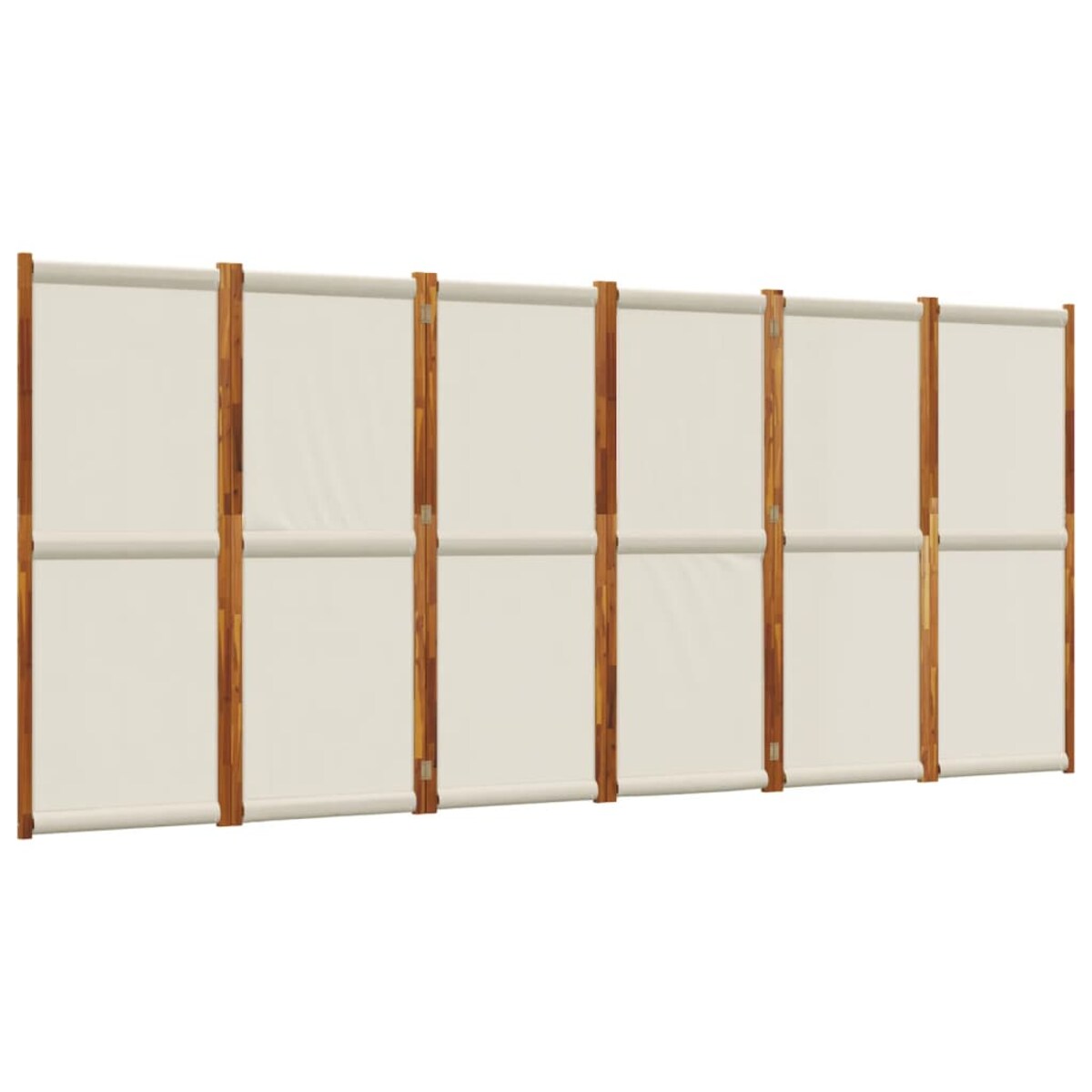 vidaXL Parawan 6-panelowy, jasnoszary, 420x180 cm