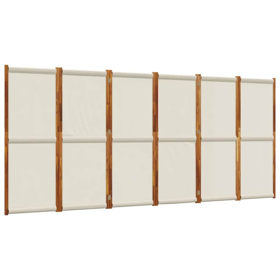vidaXL Parawan 6-panelowy, jasnoszary, 420x180 cm