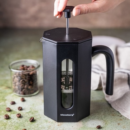 Zaparzacz do kawy herbaty 0.80L French Press czarny KLAUSBERG