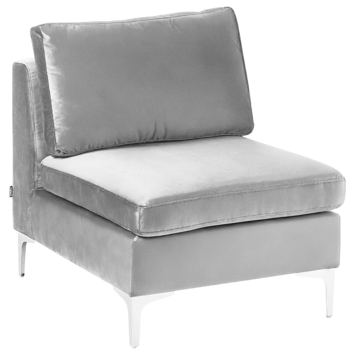 EVJA dla 3 osób Sofa modułowa Szary Welur