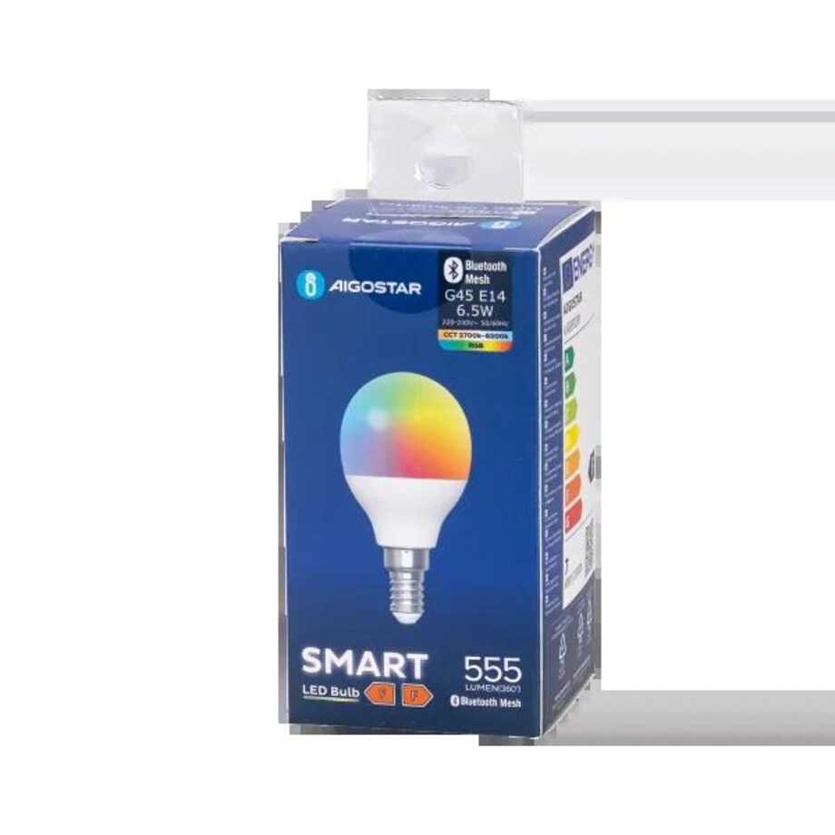 bluetooth mesh g45 e14 6,5w rgb+cct