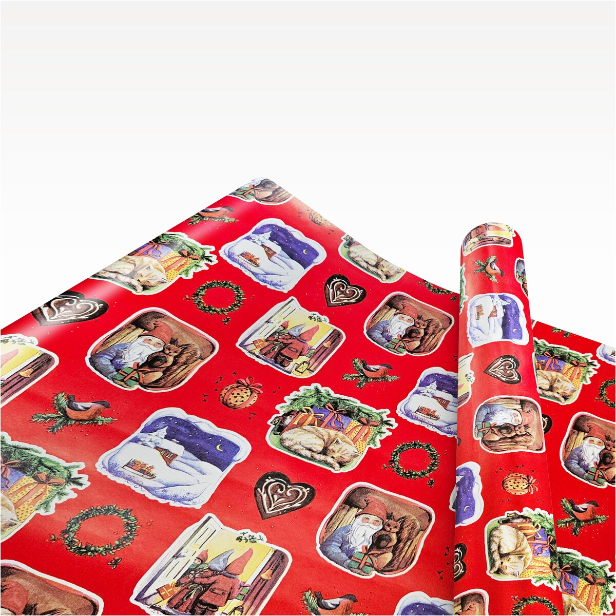 Papier Prezentowy Do Pakowania Prezentów 25 m MEGAROLKA Świąteczny Do Paczek Boże Narodzenie Ozdobny