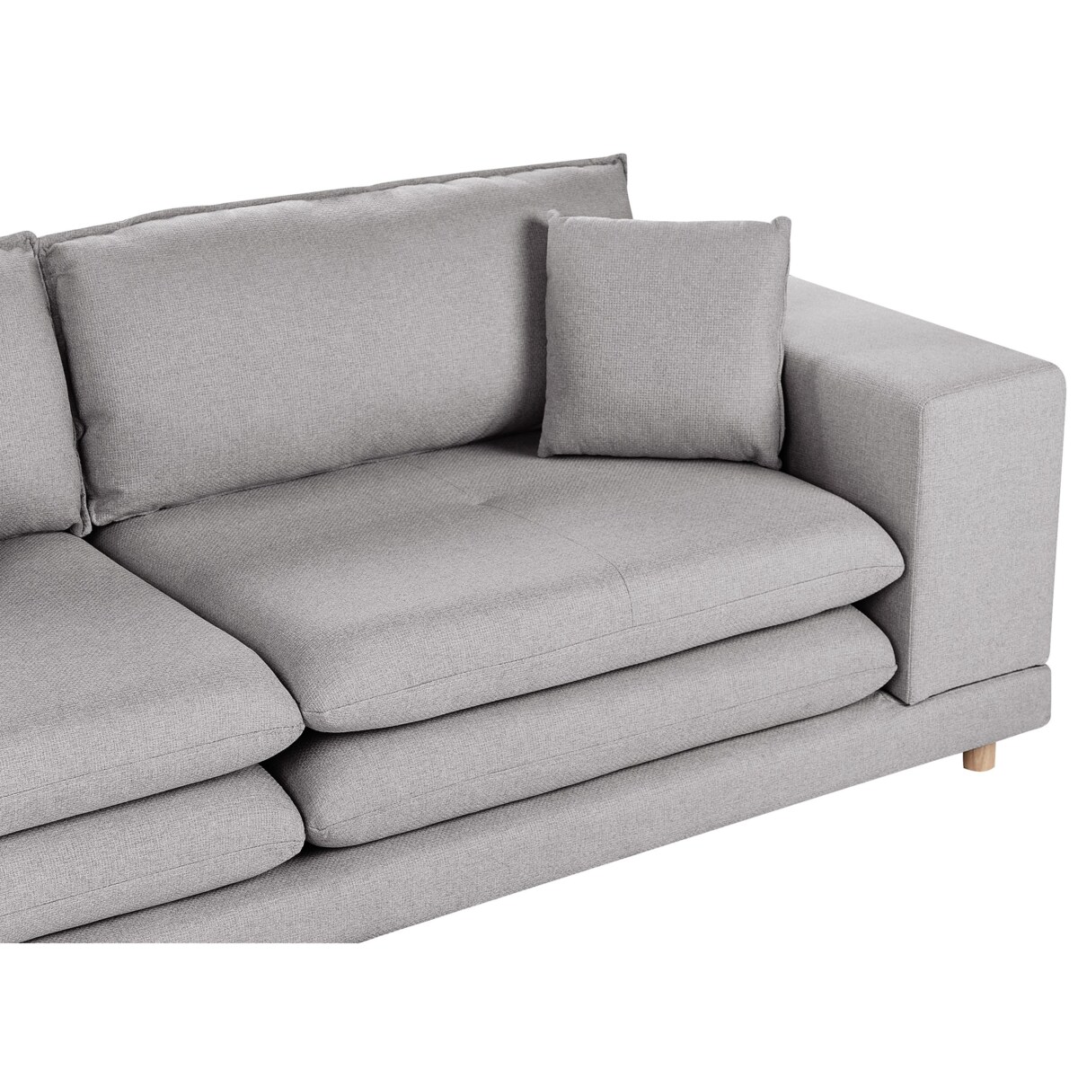 Sofa 2-osobowa szara HEDEN