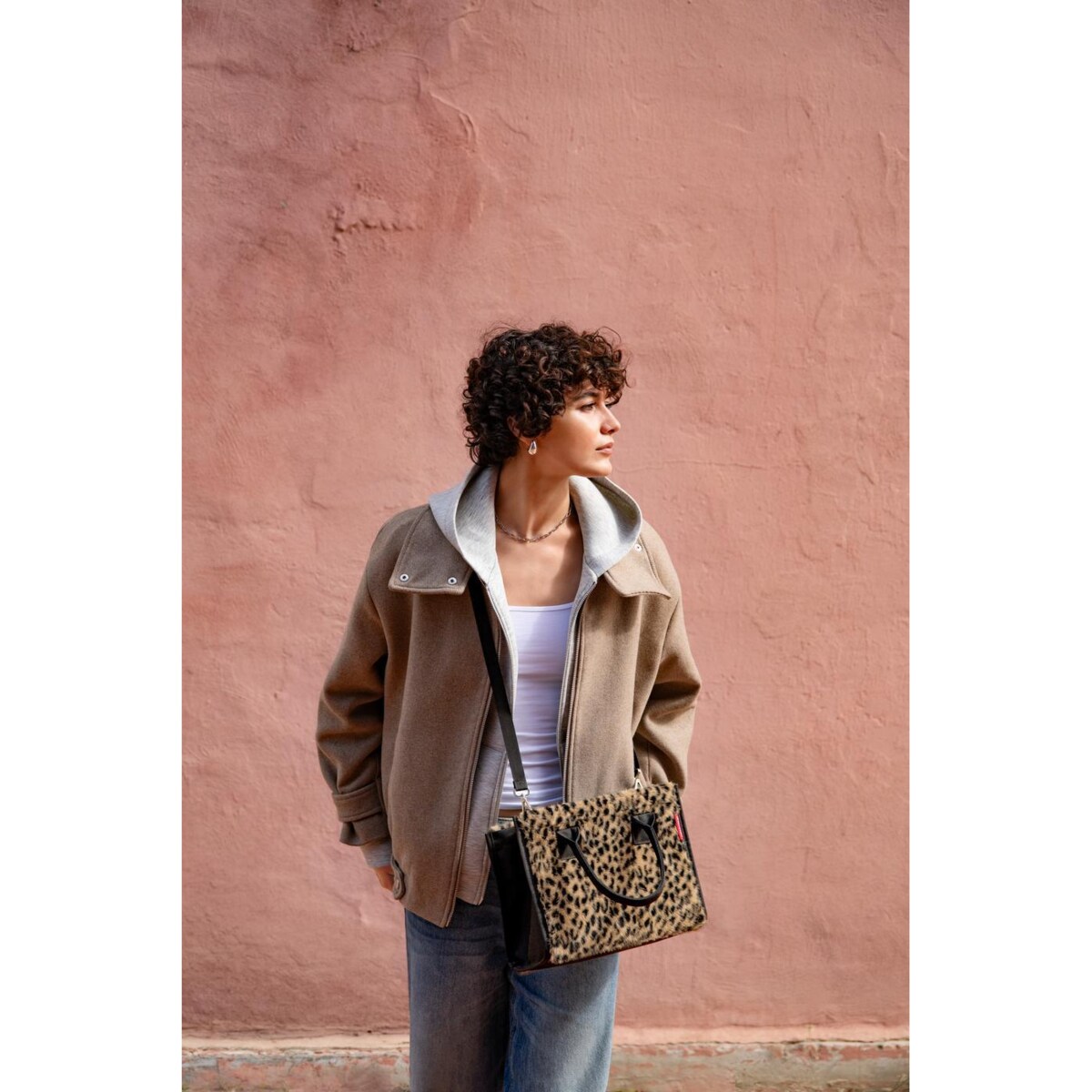 Torba DAILY SHOPPER XS, leo fake fur