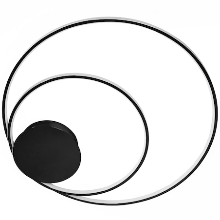 Lampa Sufitowa Plafon Led Black Pilot Okrągła