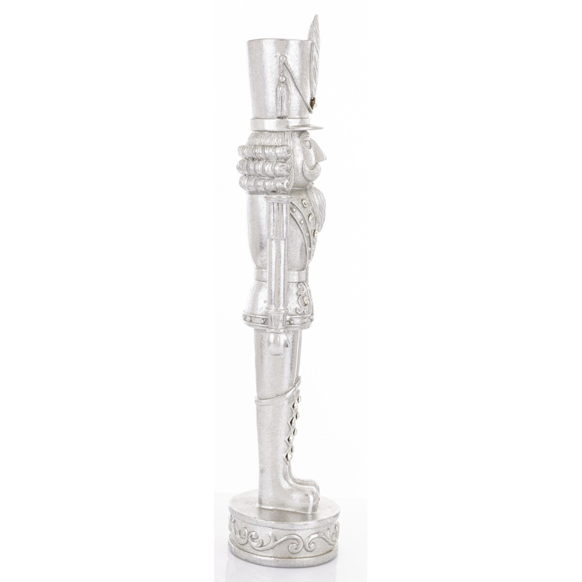 Figurka - Dziadek do orzechów 43x9,5x9 cm SILVER