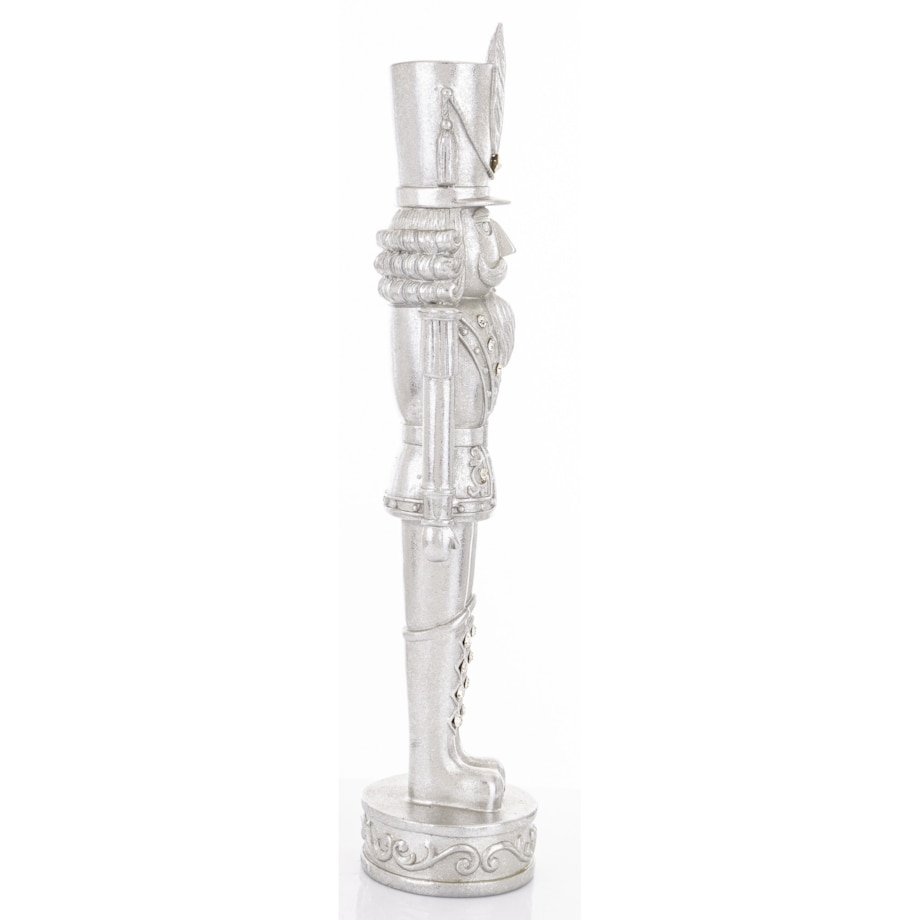 Figurka - Dziadek do orzechów 43x9,5x9 cm SILVER