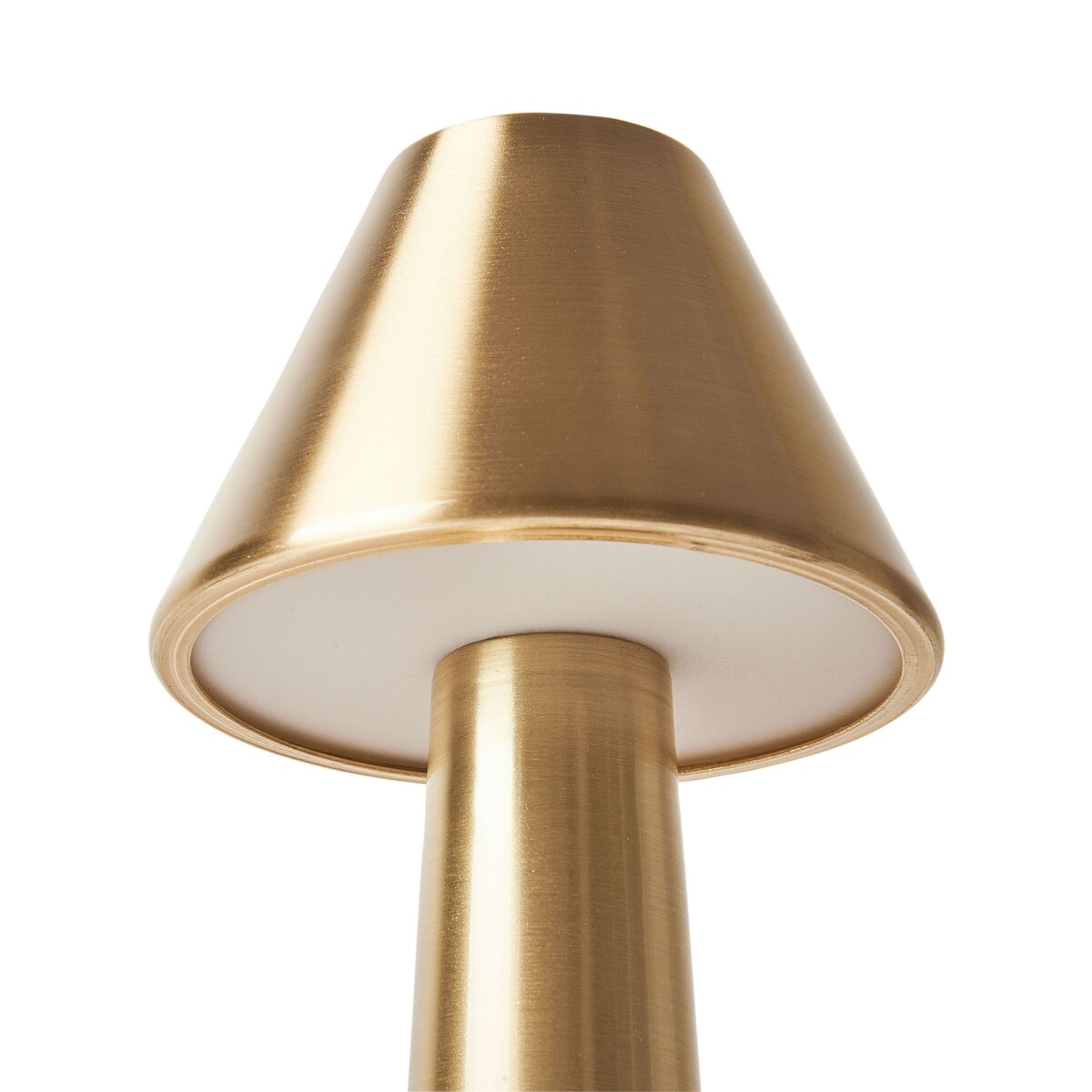 Zestaw 2 lampek stołowych metalowych złoty JOANES