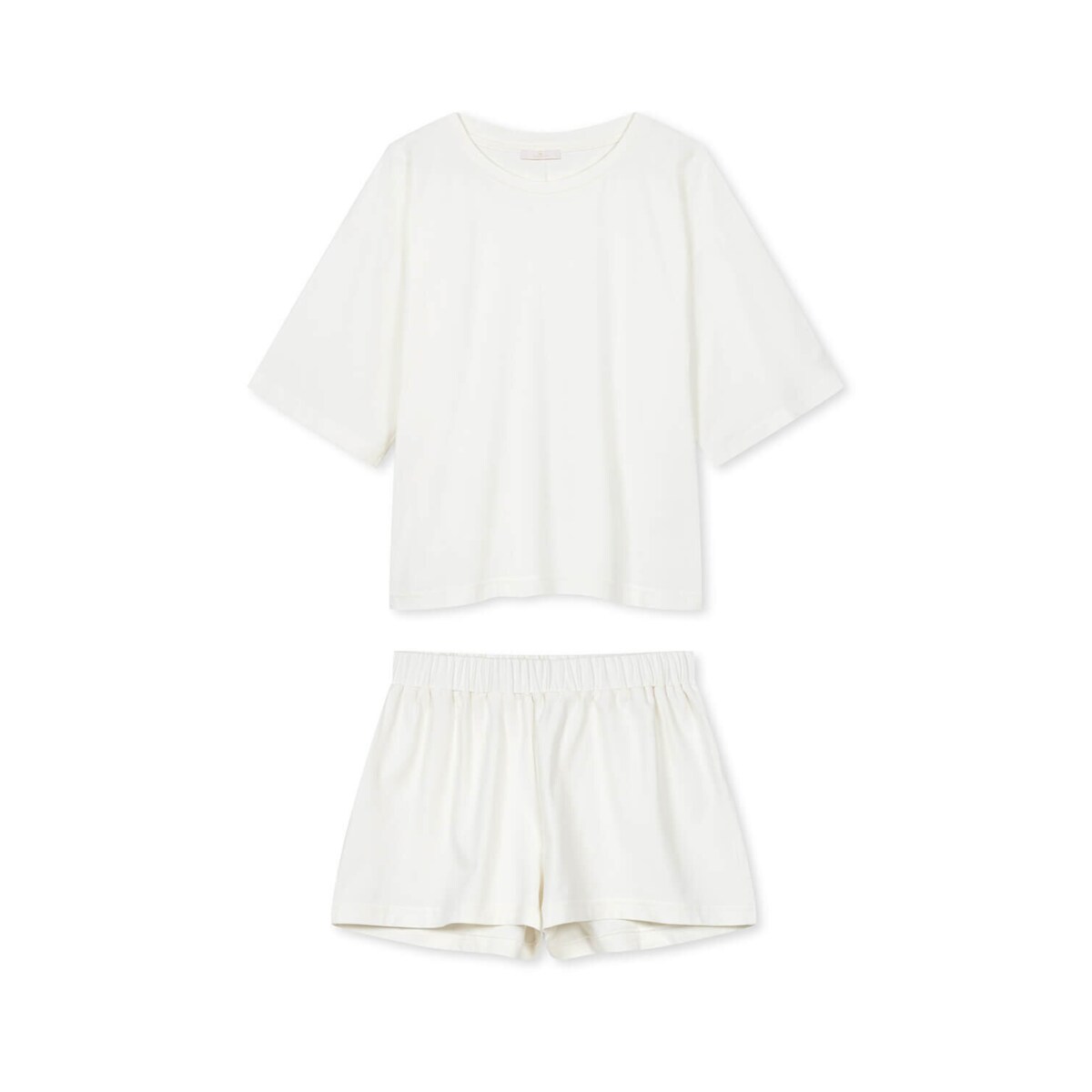 Piżama krótka day&night kremowa XS/S