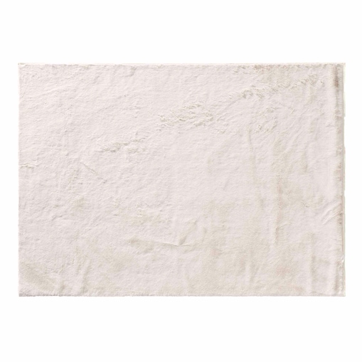 Miękki dywan ze sztucznego futra, beżowy, FELINE