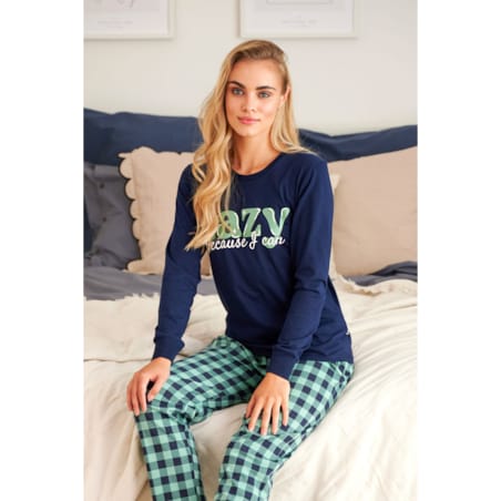 Piżama kolor granatowy PM.5260.NAVY_BLUE - S