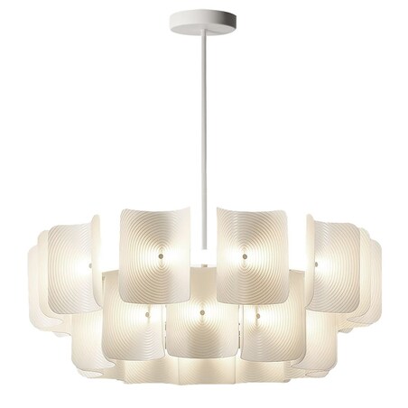 Lampa sufitowa wisząca LED Biała APP1671-1CP