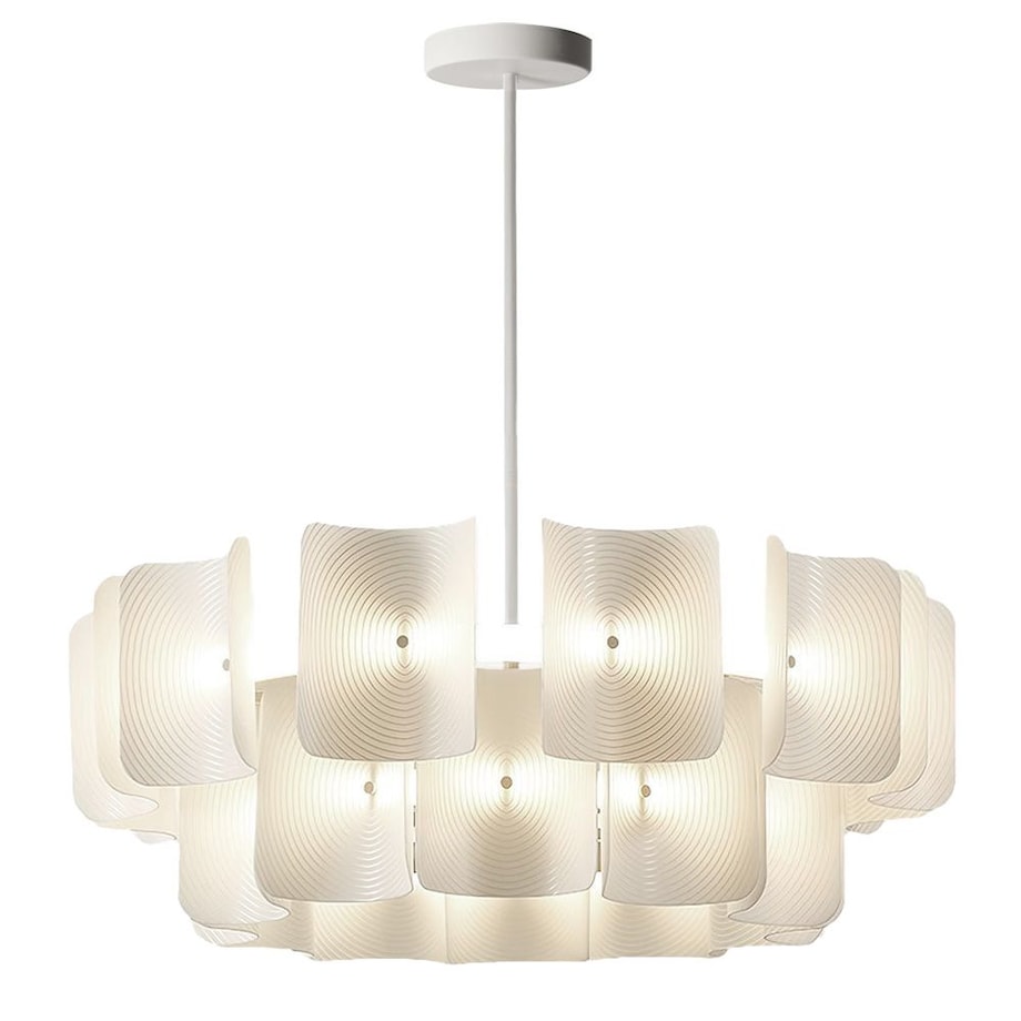 Lampa sufitowa wisząca LED Biała APP1671-1CP