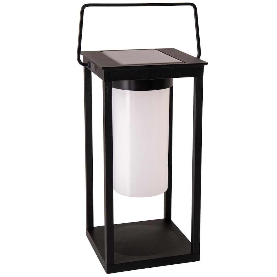 Solarna LAMPA ogrodowa 3180922 Nave metalowa OPRAWA zewnętrzna przenośna outdoor IP44 czarna