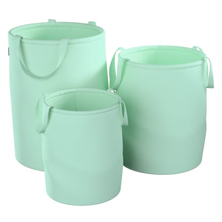 Kosz na zabawki Tobi, miętowy, 40x60cm, Happiness