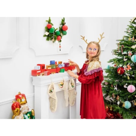 Skarpeta dekoracyjna, złamana biel, 15.5x34cm