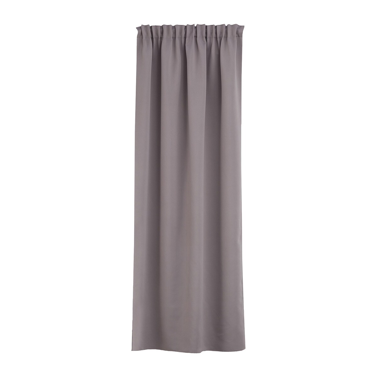 Zasłona zaciemniająca na taśmie marszczącej ciepły szary 140 x 280cm 1 szt. 140x280 szary