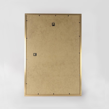 Ramka na zdjęcia 50x70 cm złota rama MDF z plexi do powieszenia pion poziom klasyczna prostokątna ramka FRAMAI®