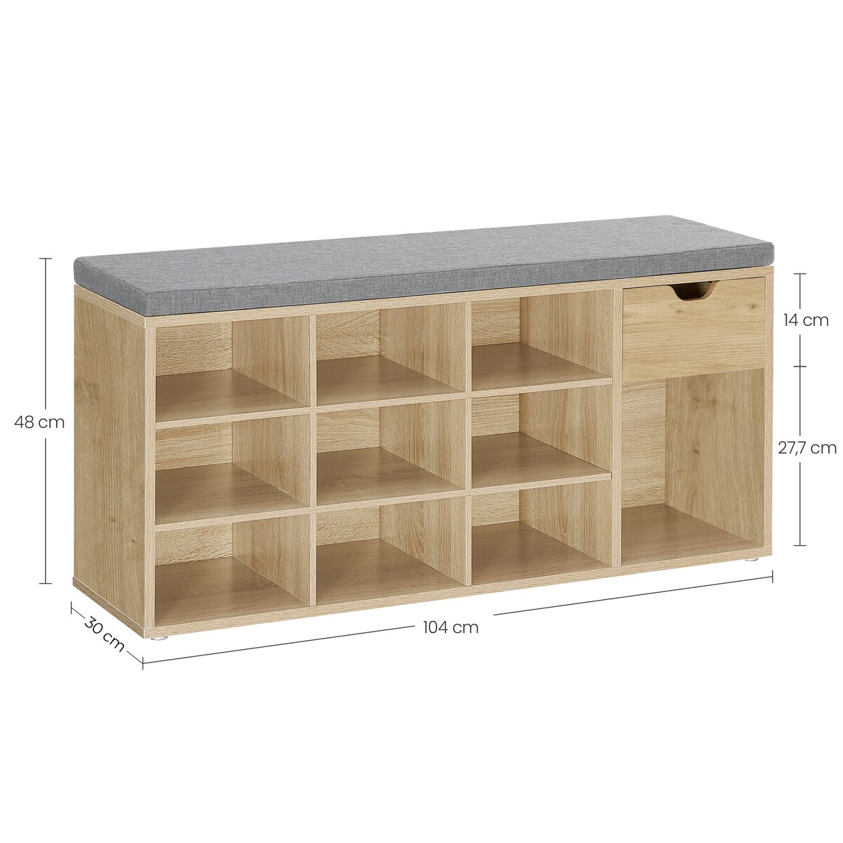 Szafka Na Buty Z Siedziskiem nowoczesny design Artisan