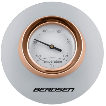 Czajnik elektryczny z termometrem 1,7L Berdsen szary