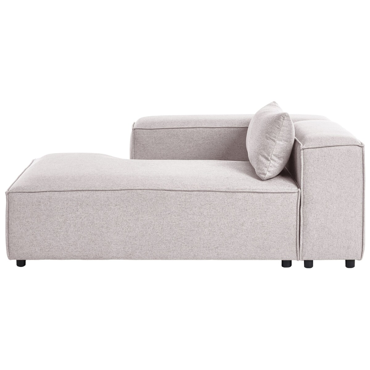 Szezlong prawostronny BRANDE Jasnobrązowy