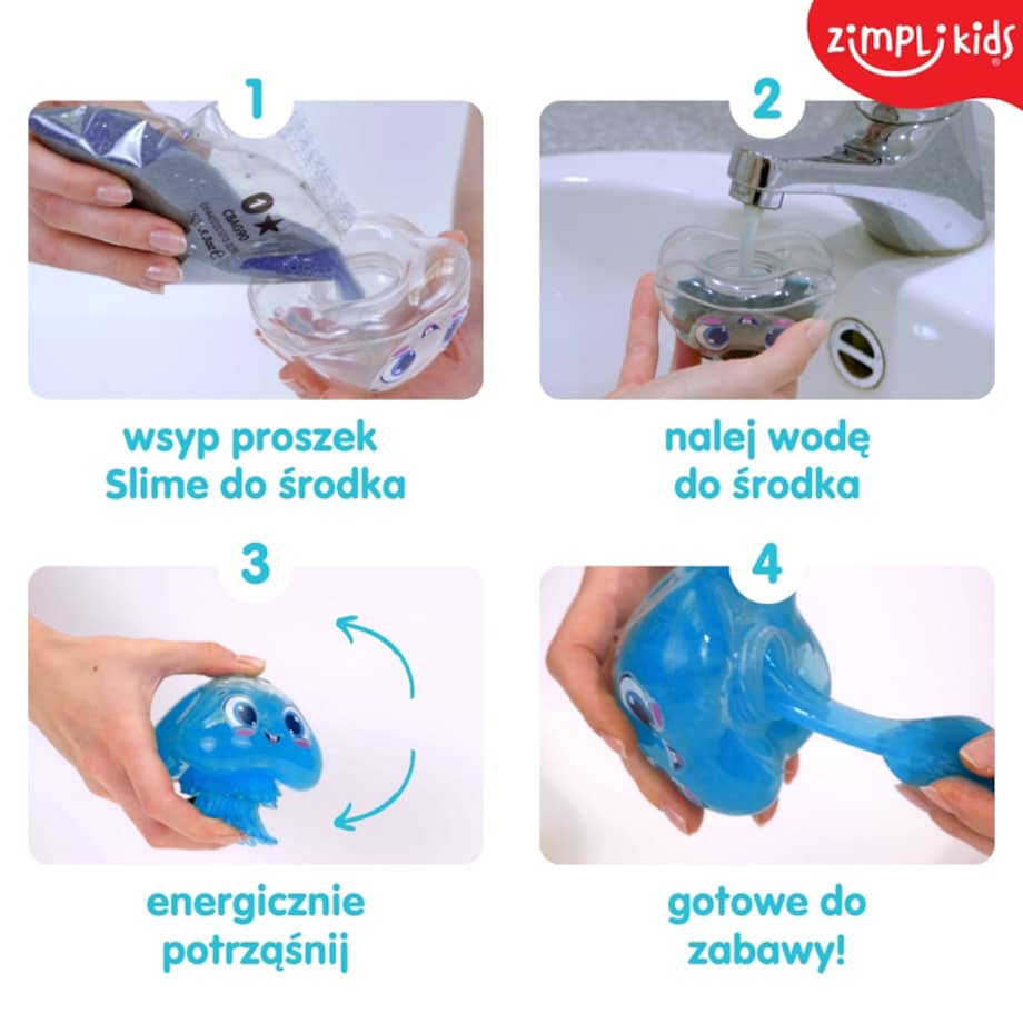 Świecący Slime – zabawka dla dzieci Meduza Glowy Gellifish 3+ Zimpli Kids