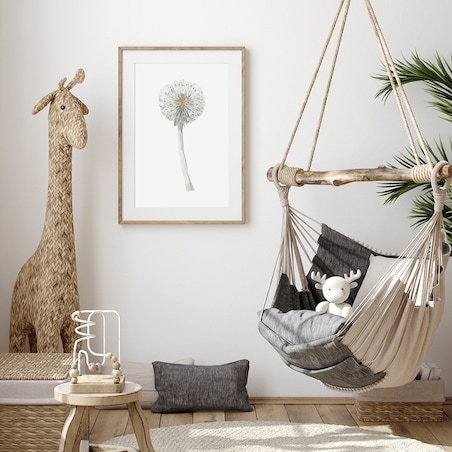 Plakat dla dzieci Dmuchawiec 30x40