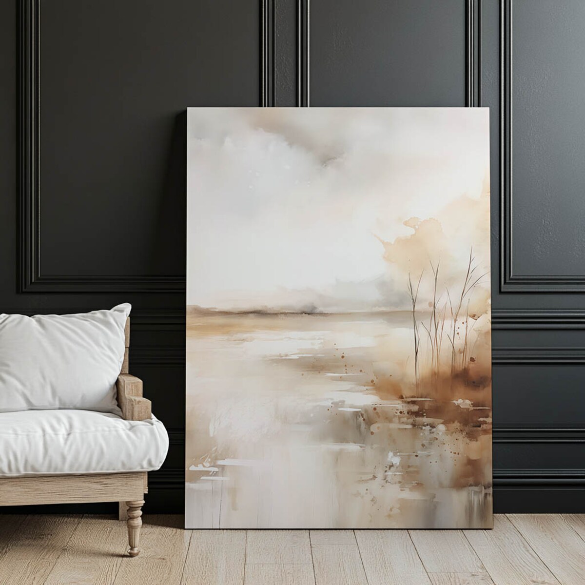 Delikatny Pejzaż, 50x70 cm, bez ramy, płótno premium na blejtramie