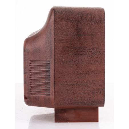 Dekoracja świąteczna - Telewizor z Mikołajem i kołem młyńskim 17,5x21x12 cm LED i pozytywką