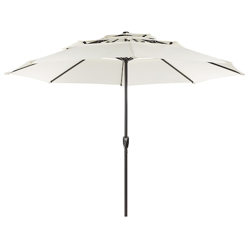 Parasol ogrodowy 285 cm BIBIONE Jasnobeżowy