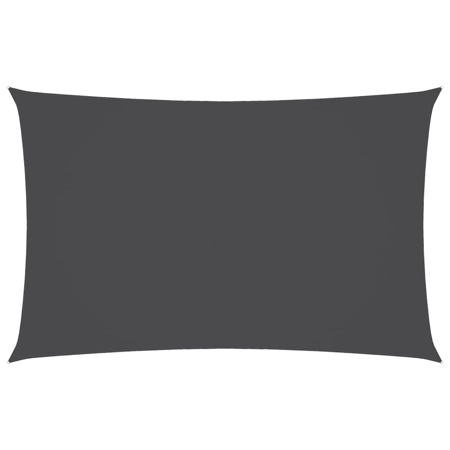 vidaXL Prostokątny żagiel ogrodowy, tkanina Oxford, 2,5x5 m, antracyt