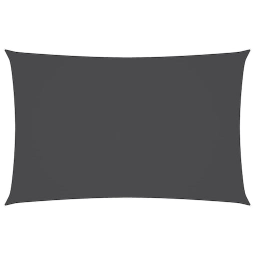 vidaXL Prostokątny żagiel ogrodowy, tkanina Oxford, 2,5x5 m, antracyt