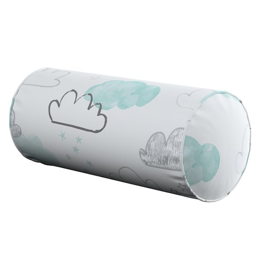 Wałek Ruby, ecru-niebieski, Ø16 x 40 cm, Magic Collection
