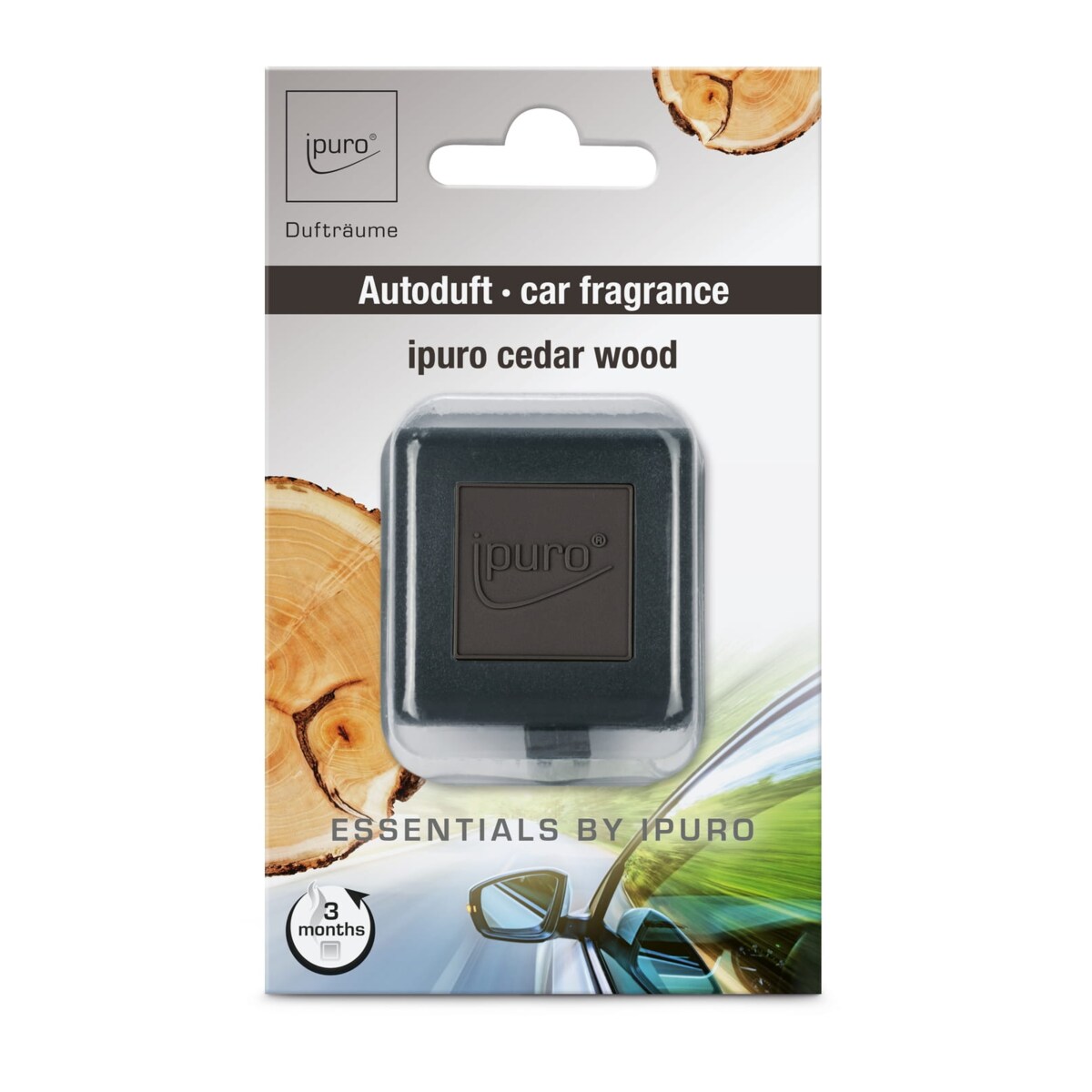 Zapach do samochodu ipuro ESSENTIALS, Cedar wood