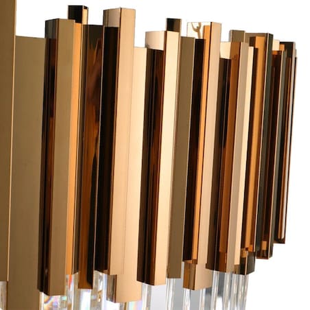 Lampa Sufitowa Wisząca 312355 Złoty, Metal