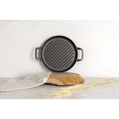 Okrągła żeliwna płyta grillowa 33cm BerlingerHaus BH-6533 Strong Mold Collection